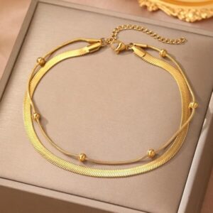 5 Ball 2 Chain Anklet Payel PL-02