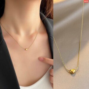 22k Solid mini Love Necklace Nc05