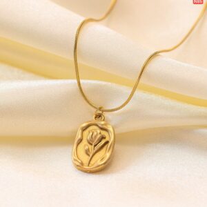 High Grade Tulip Stainless Steel Necklace N86