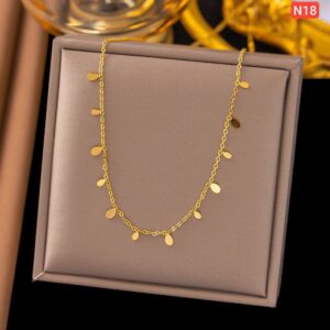 Hogh rectangular Necklace N18
