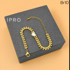 18k gold plated white love bracelet Br10