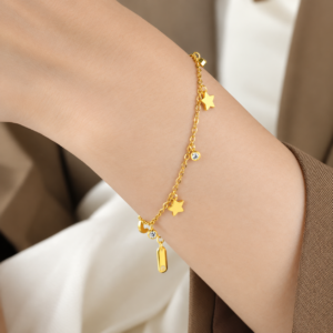 Moon Star Stainless Steel Bracelet BR94