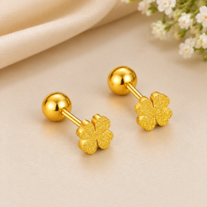 Gold leaf ear top E125