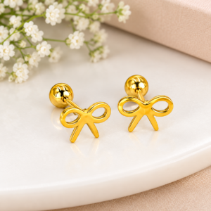 Gold leaf ear top E125
