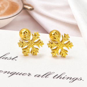 Gold leaf ear top E125