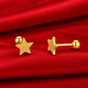 Gold leaf ear top E125
