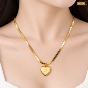 Love you more gold neckpiece NCC33