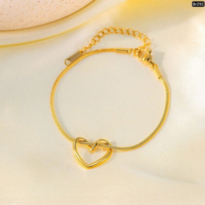 Single Love 22K Gold Polish Bracelet Br292