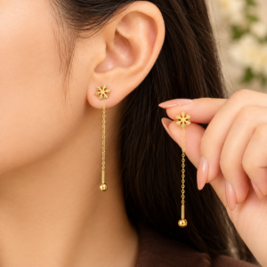 Snowflake sui suta earring 55mm E111